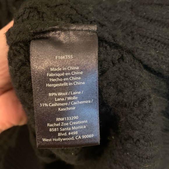 Rachel Zoe fringe turtleneck sweater - Picture 3 of 3